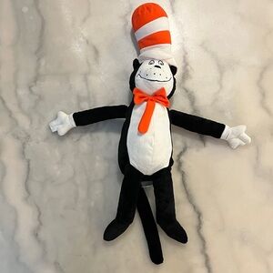 Kohl's Black and White Stuffed Cat and the Hat